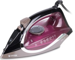 Утюг Vitek VT-8309 2400Вт бордовый/черный