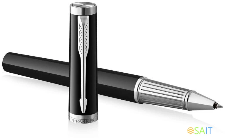 Ручка роллер Parker Ingenuity Core T570 (2181996) Black CT F черн. черн. подар.кор.