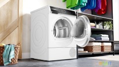 Сушильная машина Bosch Serie 8 WQB245B0ME пан.англ. кл.энер.:A+++ макс.загр.:9кг белый