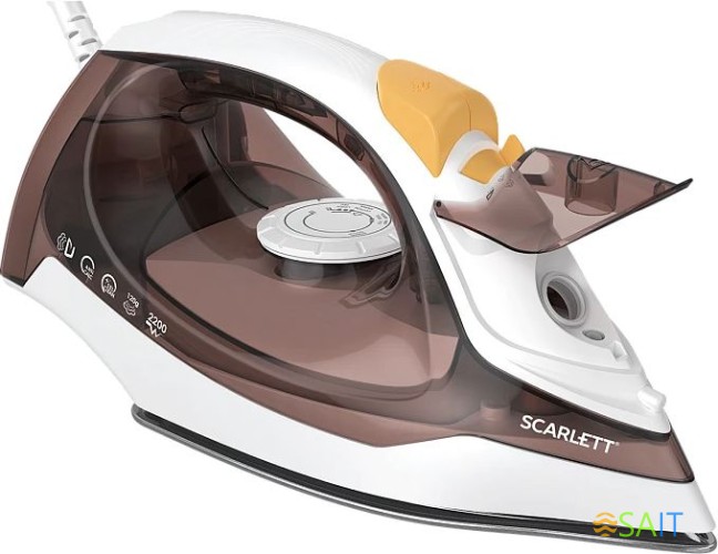Утюг Scarlett SC-SI30K47 2200Вт коричневый/белый