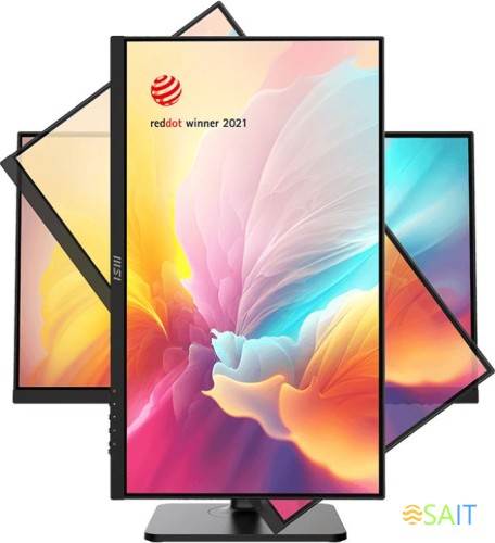 Монитор MSI 23.8" Modern MD2412P черный IPS LED 1ms 16:9 HDMI M/M матовая HAS Piv 300cd 178гр/178гр 1920x1080 100Hz FreeSync FHD USB 4.65кг