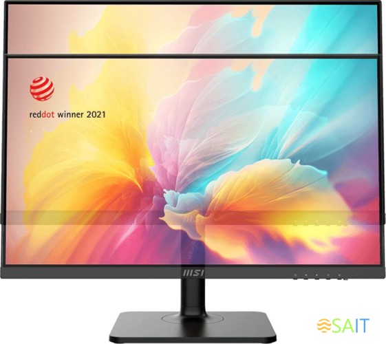 Монитор MSI 23.8" Modern MD2412P черный IPS LED 1ms 16:9 HDMI M/M матовая HAS Piv 300cd 178гр/178гр 1920x1080 100Hz FreeSync FHD USB 4.65кг
