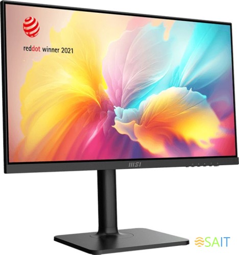 Монитор MSI 23.8" Modern MD2412P черный IPS LED 1ms 16:9 HDMI M/M матовая HAS Piv 300cd 178гр/178гр 1920x1080 100Hz FreeSync FHD USB 4.65кг