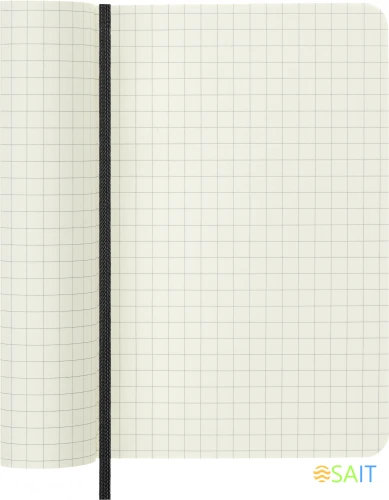 Блокнот Moleskine CLASSIC SOFT QP612 Pocket 90x140мм 192стр. клетка мягкая обложка черный