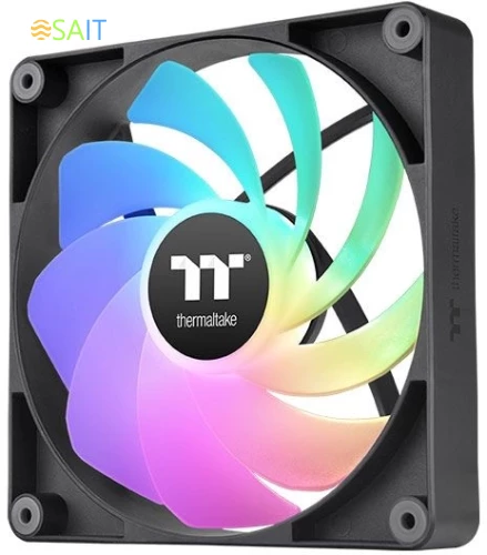 Вентилятор для корпуса Thermaltake CT120 Sync Reverse ARGB 120х120x25 черный 4-pin 31.2дБ (упак.:2шт) (CL-F173-PL12SW-A) Ret
