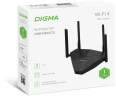 Роутер беспроводной Digma DWR-N302LTE N300 10/100BASE-TX/3G/4G cat. 4 черный