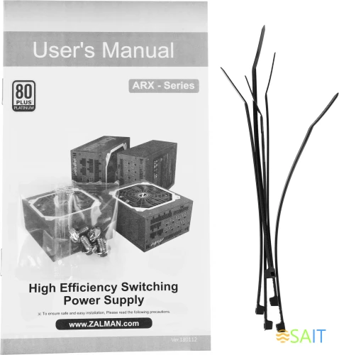 Блок питания Zalman ATX 1000W ZM1000-ARX 80+ platinum (20+4pin) APFC 135mm fan 12xSATA Cab Manag RTL