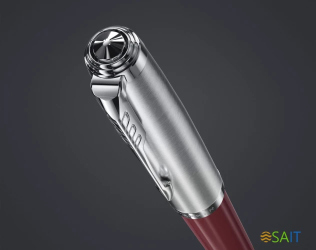 Ручка перьев. Parker 51 Core (2123496) Burgundy F сталь нержавеющая подар.кор.