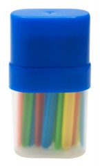 Счетные палочки Silwerhof 30шт пластик цв.ассорт. плас.пенал