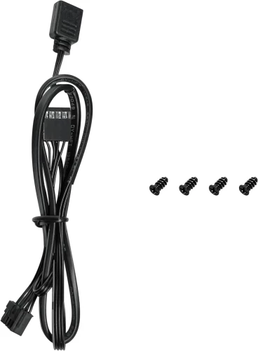 Вентилятор для корпуса Deepcool FL12 ARGB 120х120x25 черный 4-pin 32дБ (R-FL12-BKAPN1-G) Ret