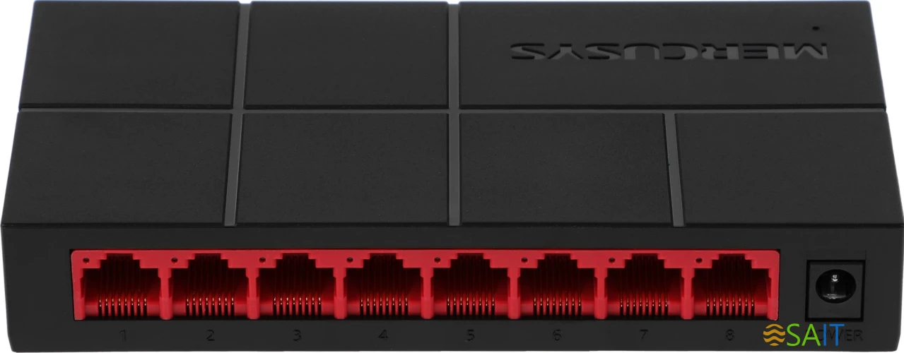Коммутатор Mercusys MS108G (L2) 8x1Гбит/с неуправляемый