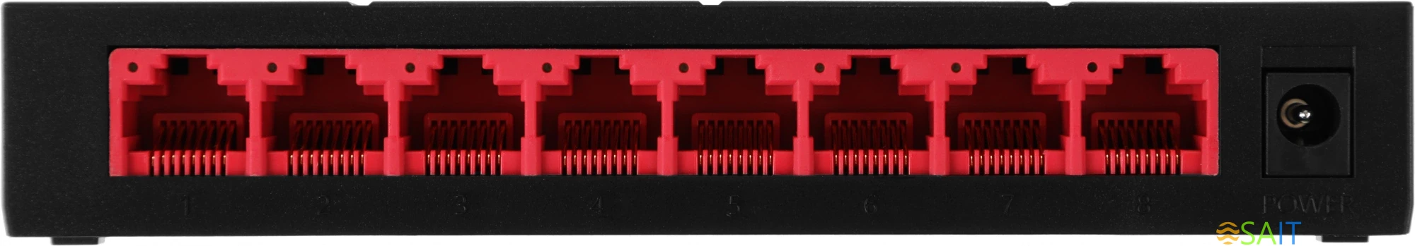 Коммутатор Mercusys MS108G (L2) 8x1Гбит/с неуправляемый