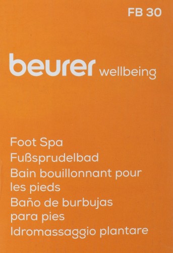 Гидромассажная ванночка для ног Beurer FB30 60Вт фиолетовый (638.50)