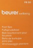 Гидромассажная ванночка для ног Beurer FB30 60Вт фиолетовый (638.50)