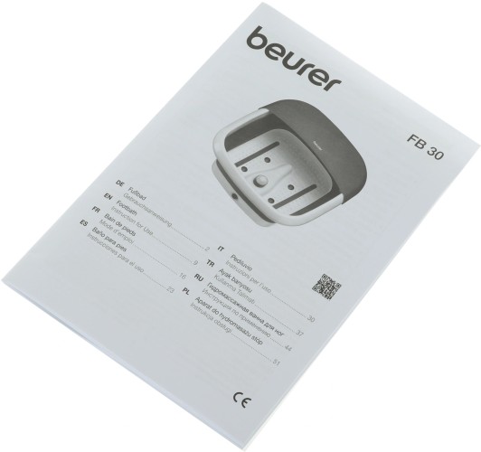 Гидромассажная ванночка для ног Beurer FB30 60Вт фиолетовый (638.50)