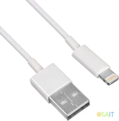 Кабель KingPrice KP-USBAL-1m USB (m)-Lightning (m) 1м белый