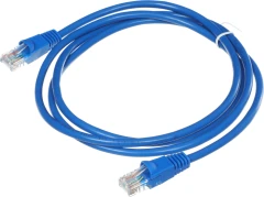 Патч-корд Buro UTP-5E-1,5M-BL UTP 4 пары cat.5E CCA molded 1.5м синий RJ-45 (m)-RJ-45 (m)
