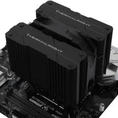 Устройство охлаждения(кулер) Thermalright Peerless Assassin 120 Mini Soc-AM5/AM4/1200/1700/1851 черный 4-pin 25.6dB Al+Cu 750gr Ret