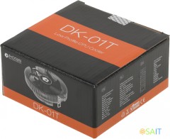 Устройство охлаждения(кулер) ID-Cooling DK-01T Soc-AM5/AM4/1200/1700/1851 черный 3-pin 24dB Al 95W 195gr Ret