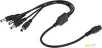 Разветвитель Falcon Eye W-SP1-4H DC (m)/4xDC (m) 0.4м черный