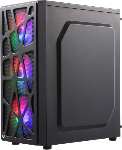 Корпус Formula Mana черный без БП ATX 4x120mm 2xUSB2.0 1xUSB3.0 audio bott PSU