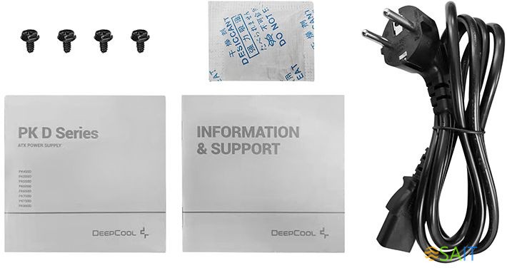 Блок питания Deepcool ATX 500W PK500D 80+ bronze (20+4pin) APFC 120mm fan 6xSATA RTL
