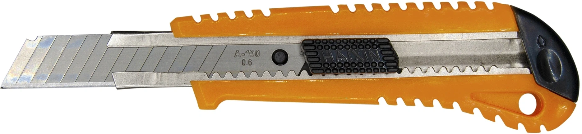 Нож канцелярский Silwerhof Daily шир.лез.18мм фиксатор усиленный пластик ассорти блистер