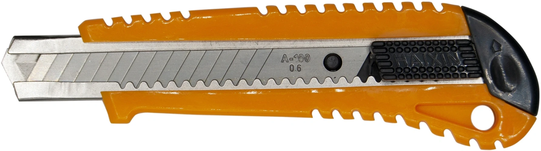 Нож канцелярский Silwerhof Daily шир.лез.18мм фиксатор усиленный пластик ассорти блистер