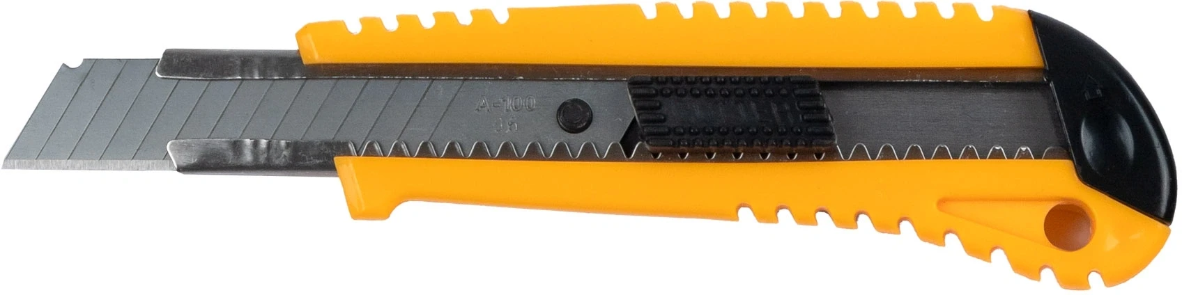 Нож канцелярский Silwerhof Daily шир.лез.18мм фиксатор усиленный пластик ассорти блистер