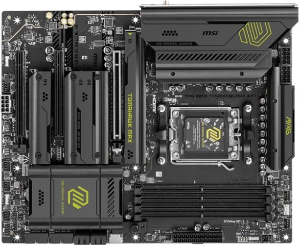 Материнская плата MSI MAG B850 TOMAHAWK MAX WIFI Socket AM5 AMD B850 4xDDR5 ATX AC`97 8ch(7.1) 5Gigabit RAID+HDMI