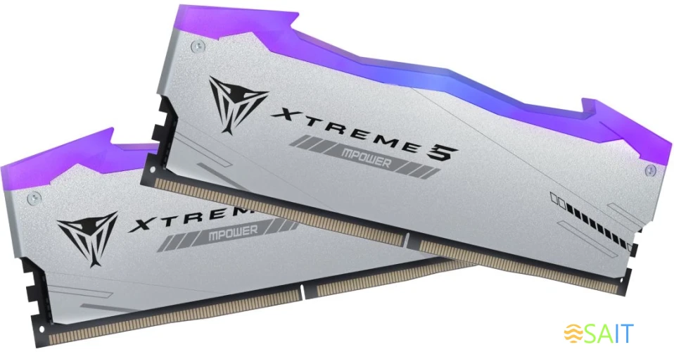 Память DDR5 2x24GB 6000MHz Patriot PVXR548G60C30KM Viper Xtreme 5 RGB RTL Gaming PC5-48000 CL30 DIMM 288-pin 1.35В с радиатором Ret