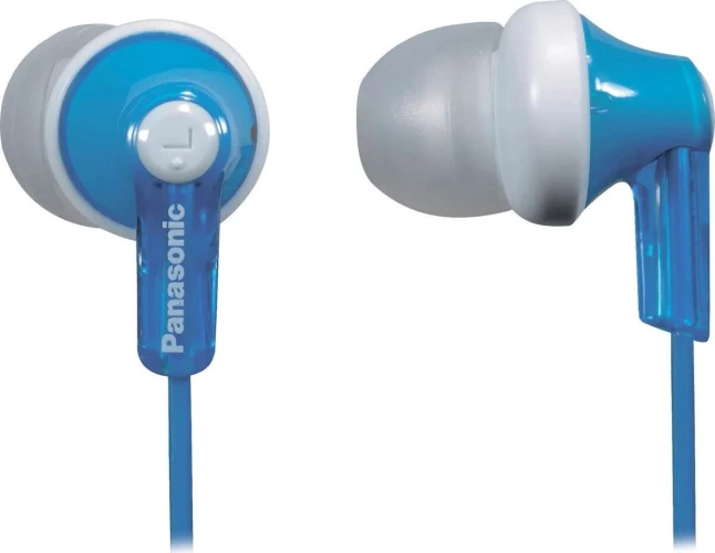 Наушники внутриканальные Panasonic RP-HJE118GU 1.1м белый/голубой проводные в ушной раковине (RP-HJE118GUA)
