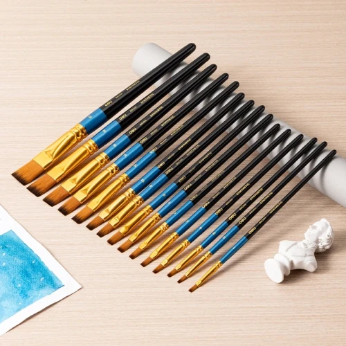 Кисть Deli EC409-1 синтетика плоск. №1