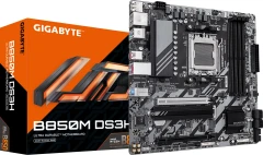 Материнская плата Gigabyte B850M DS3H Socket AM5 AMD B850 4xDDR5 mATX AC`97 8ch(7.1) 2.5Gg RAID+HDMI+DP