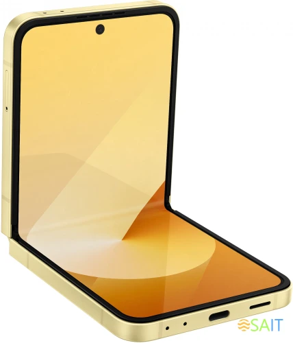 Смартфон Samsung SM-F741B Galaxy Z Flip 6 512Gb 12Gb желтый раскладной 3G 4G 1Sim 6.7" 1080x2640 Android 14 50Mpix 802.11 a/b/g/n/ac/ax NFC GPS GSM900/1800 GSM1900 Protect