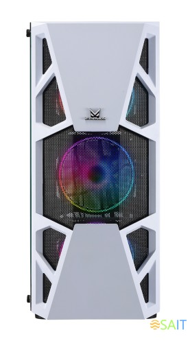 Корпус Formula CL-3303W RGB белый без БП ATX 2x120mm 2xUSB2.0 1xUSB3.0 audio bott PSU