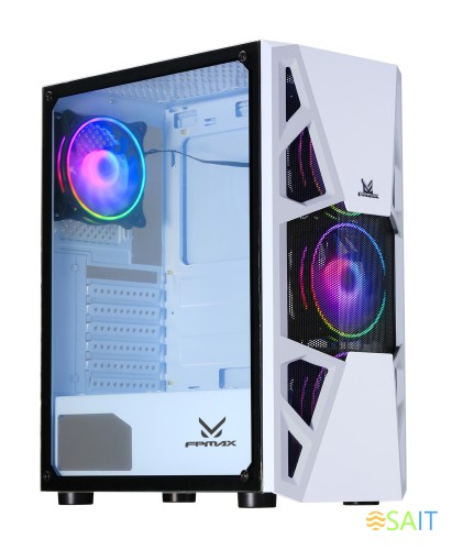 Корпус Formula CL-3303W RGB белый без БП ATX 2x120mm 2xUSB2.0 1xUSB3.0 audio bott PSU