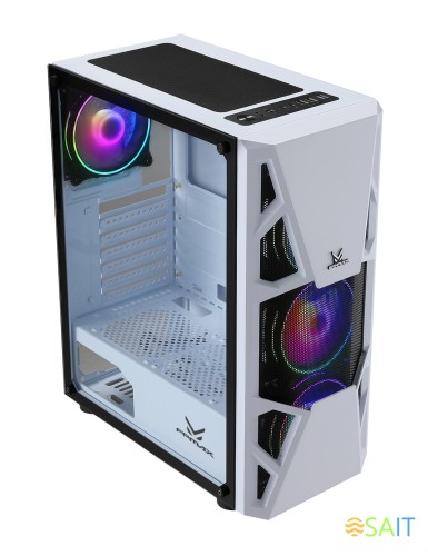 Корпус Formula CL-3303W RGB белый без БП ATX 2x120mm 2xUSB2.0 1xUSB3.0 audio bott PSU