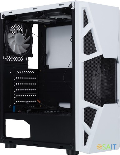 Корпус Formula CL-3303W RGB белый без БП ATX 2x120mm 2xUSB2.0 1xUSB3.0 audio bott PSU