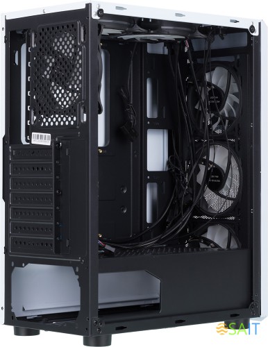 Корпус Formula CL-3303W RGB белый без БП ATX 2x120mm 2xUSB2.0 1xUSB3.0 audio bott PSU