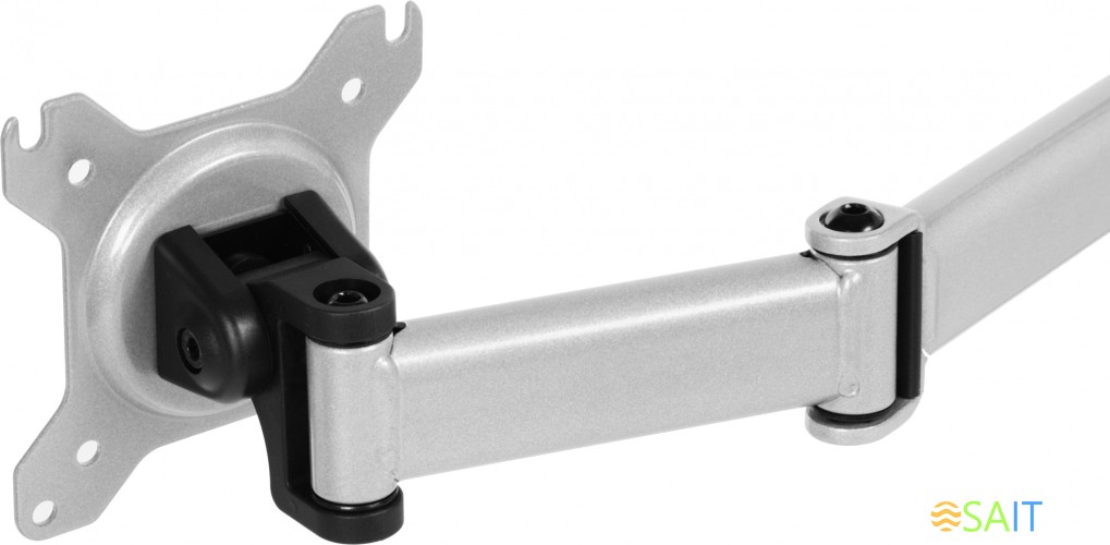 Кронштейн для мониторов Cactus CS-VM-D29-AL серебристый 13"-27" макс.8кг настольный поворот и наклон