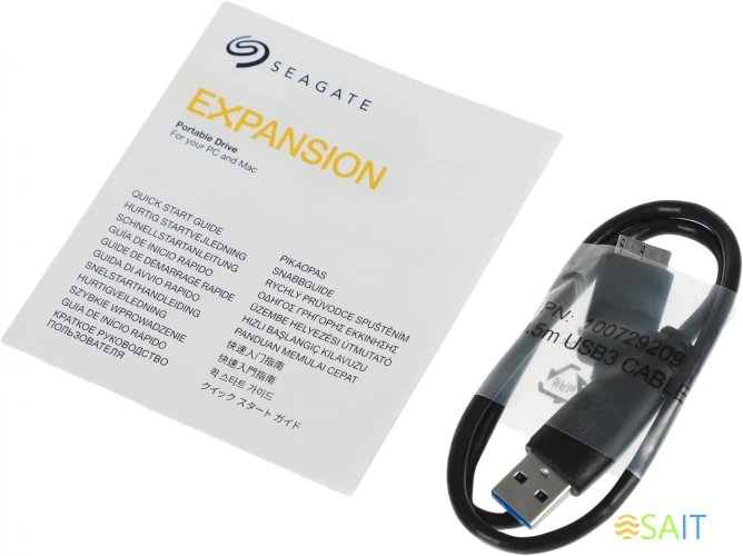 Жесткий диск Seagate USB3.0 2TB STKM2000400 Expansion Portable 2.5" черный