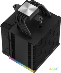 Устройство охлаждения(кулер) Deepcool AK500 Digital Soc-AM5/AM4/1200/1700/1851 черный 4-pin 25.9-28dB Al+Cu LCD 240W 1291gr Ret (R-AK500-BKADMN-G)