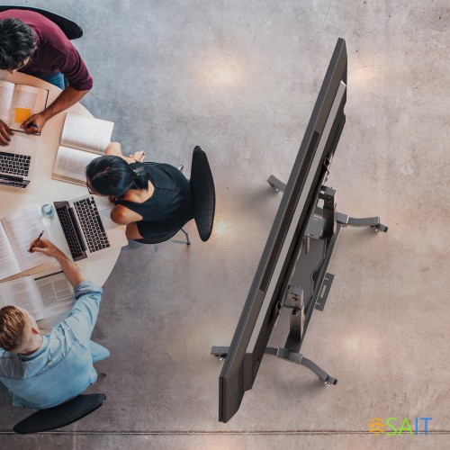 Стойка для телевизора Onkron TS1991 черный 50"-100" макс.120кг напольный наклон