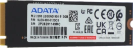 Накопитель SSD A-Data PCIe 4.0 x4 512GB SLEG-900-512GCS Legend 900 M.2 2280