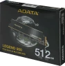Накопитель SSD A-Data PCIe 4.0 x4 512GB SLEG-900-512GCS Legend 900 M.2 2280