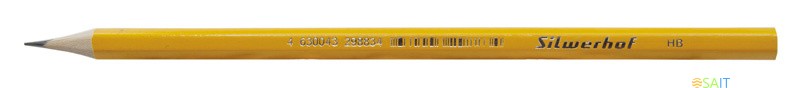 Карандаш ч/г Silwerhof Basic 120637-00 2мм HB шестигран. дерево карт.пер.