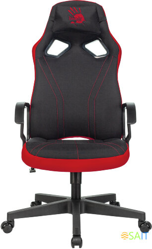 Кресло игровое A4Tech Bloody GC-150 черный с подголов. крестов. пластик