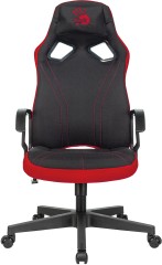 Кресло игровое A4Tech Bloody GC-150 черный с подголов. крестов. пластик