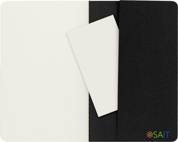 Блокнот Moleskine CAHIER JOURNAL QP318 Large 130х210мм обложка картон 80стр. нелинованный черный (3шт)